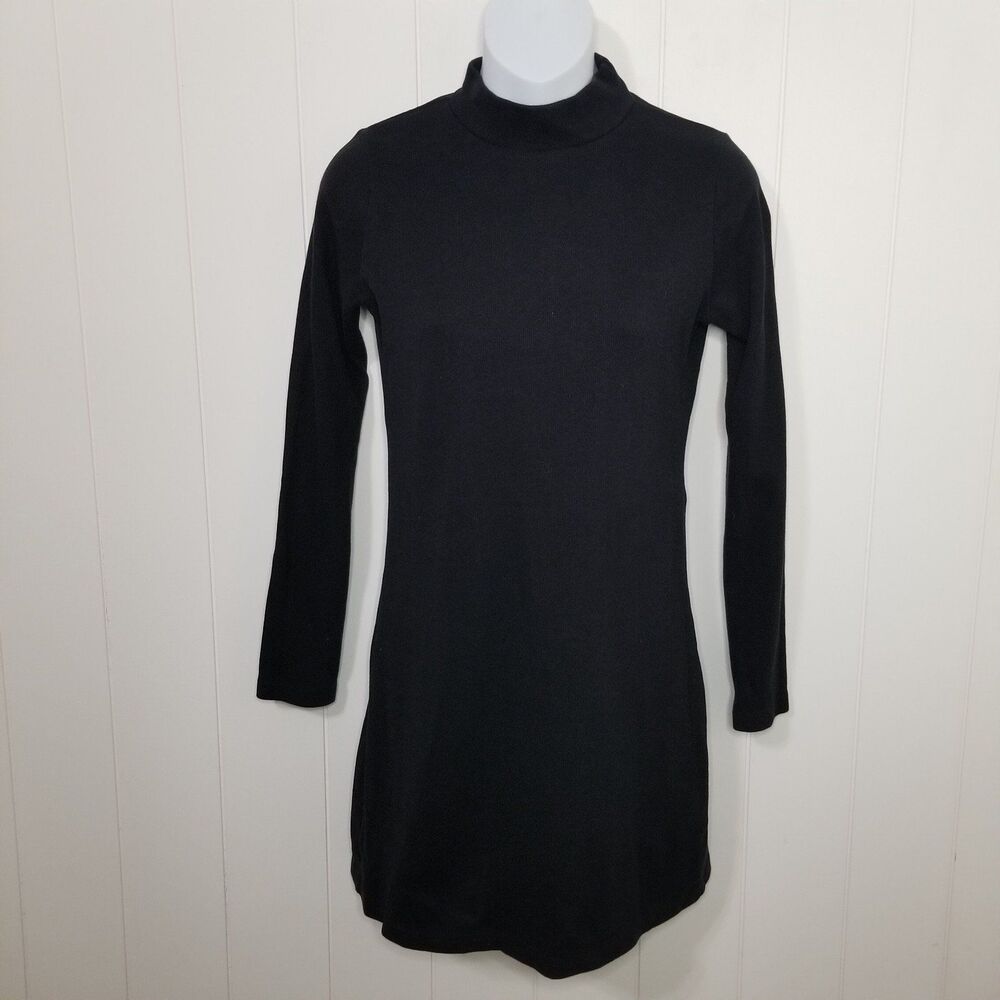 All About Eve Dress Size 2 Minimalist Goth Whimsygoth Long Sleeve LBD